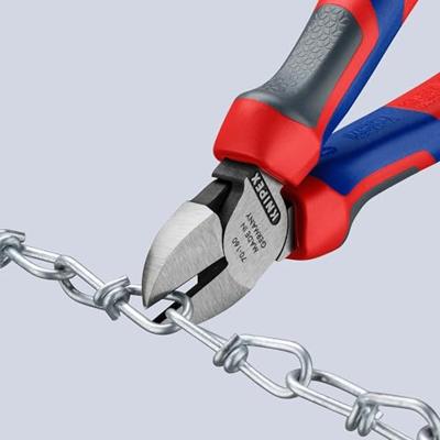 Knipex Zijsnijtang gepolijst/comfort 160 mm - 70 02 160 SB - 7002160SB