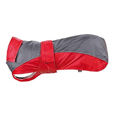 Trixie hondenjas regenjas lorient rood/grijs 45 cm