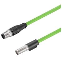 Weidmüller 2451110050 Sensor/actuator dataconnector, geassembleerd M12 Aantal polen (sensoren): 4 Stekker, recht 0.50 m 1 stuk(s) - thumbnail