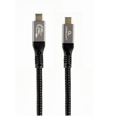 GEMBIRD USB-kabel CCBP-USB4-CMCM240-1,5 m, Zwart, 1,5 m