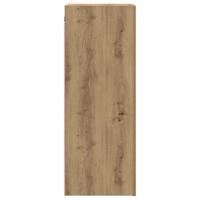 Tv-meubel 30,5x30x90 cm bewerkt hout artisanaal eikenkleurig - thumbnail