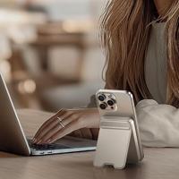 Satechi OntheGo magnetische Qi2 Powerbank met Stand (10.000mAh/20W) - Sand - thumbnail