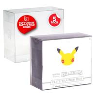 PET Protectors 5-Pack for Booster Boxes / Elite Trainer Boxes Ver. 2 - thumbnail