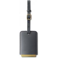 Georg Jensen bagagelabel Shades 7 x 11,2 cm leer grijs - thumbnail