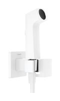 Hansgrohe bidethanddouche 1jet E EcoSmart voor warm water met douchehouder en doucheslang 125 cm, mat wit - thumbnail