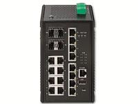 Edimax IGS-5416P - Industriële 16-poorts Gigabit PoE+ Web Managed Switch met 8 PoE+ poorten en 4 SFP-poorten - thumbnail