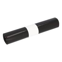 Deiss vuilniszak ft 50 x 64 cm, 25 micron, LDPE, rol van 24 stuks, zwart - thumbnail