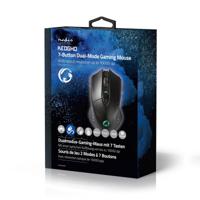 Nedis Gamingmuis | Bekabeld/Draadloos | RGB-verlichting | 500 / 1000 / 2000 / 3000 / 5000 / 10000 DPI | 7 Knoppen - thumbnail