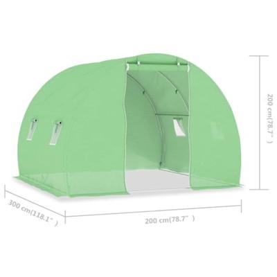 VidaXL Kas 8 m² 2x4x2 m