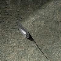 Livingwalls My Home My Spa goud behang | 386983 - thumbnail