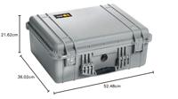 Peli 1550 SV flightcase zonder schuimrubber 468x355x193 mm - thumbnail
