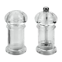 Metaltex Zoutvaatje + Pepermolen 10 cm Acryl - thumbnail