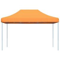 Partytent inklapbaar pop-up 410x279x315 cm oranje - thumbnail