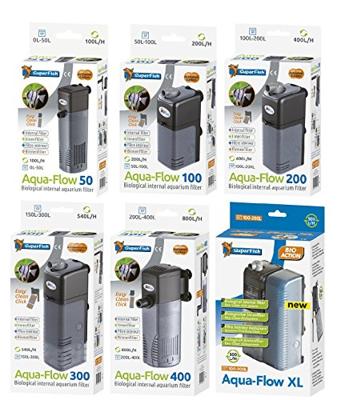 Superfish Aquaflow 400 Intern Aquariumfilter 800 L/H - Compact en Regelbaar - thumbnail