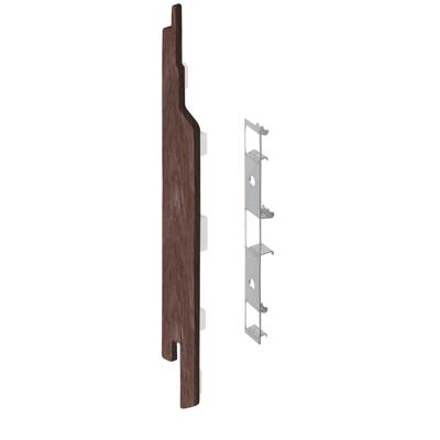 Keralit Eindkap links Bruin eiken (2860) (Sponningdeel 143)