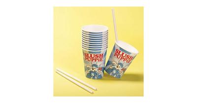 Slush Puppie Bekers En Rietjes (Set Van 20) Slush Puppie Bekers En Rietjes (Set Van 20)