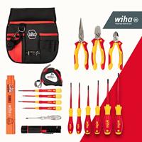 Wiha 44574 Gereedschapstas (met inhoud) Electricien 18-delig (b x h x d) 250 x 280 x 80 mm - thumbnail