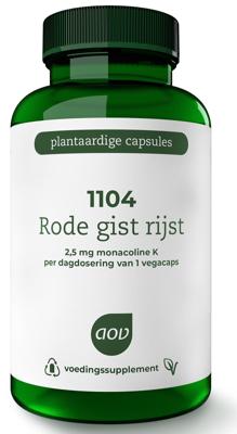 AOV 1104 Rode gist rijst extra 90 Vegetarische capsules AOV 1104 Rode gist rijst extra 90 Vegetarische capsules