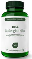 AOV 1104 Rode gist rijst extra 90 Vegetarische capsules - thumbnail