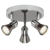 Brilliant Jupp G18334/76 Plafondspot LED GU10 7.5 W Chroom, Zwart - thumbnail