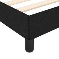 Bedframe zonder matras stof zwart 140x200 cm - thumbnail