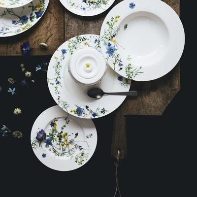 ROSENTHAL - Brillance Fleurs des Alpes - Bord 19cm met rand