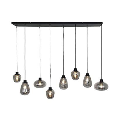 Steinhauer Hanglamp reflexion L 145 cm B 25 cm 2680 zwart