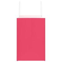 VidaXL Papieren zakken 250 st met hengsels 54x15x49 cm roze - thumbnail