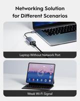 CUDY UE10C USB-C naar Ethernet-adapter - thumbnail