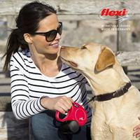 Hondenriem Trixie Flexi 5 m Rood M - thumbnail