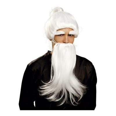 Pruik met Baard My Other Me Fu Man Chu Wit