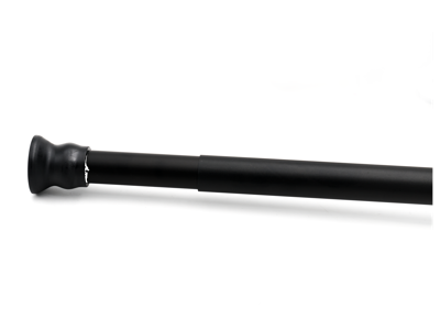 Ridder Telescopische stang voor douchegordijn 70-115 cm (Zwart)