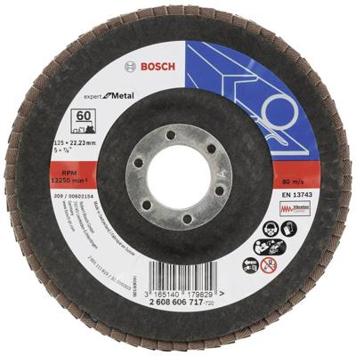 Bosch Accessoires 1 lamellenschijf 125 x551, expert for metal haaks, k60 - 2608606717 Bosch Accessoires 1 lamellenschijf 125 x551, expert for metal haaks, k60 - 2608606717