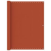 Balkonscherm 120x500 cm HDPE oranje - thumbnail