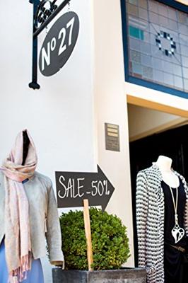 Krijtbord Securit pijl 440x270mm met houten pin