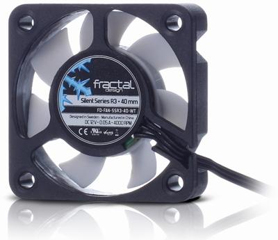 Fractal Design Silent Series R3 40mm Computer behuizing Ventilator 4 cm Zwart, Wit Fractal Design Silent Series R3 40mm Computer behuizing Ventilator 4 cm Zwart, Wit