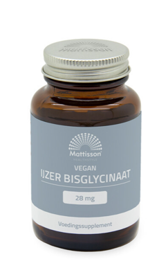 Mattisson HealthStyle IJzer Bisglycinaat Capsules Mattisson HealthStyle IJzer Bisglycinaat Capsules