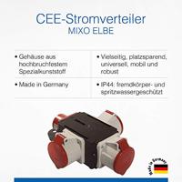 AS Schwabe MIXO Adapter ELBE 60832 CEE-stroomverdeler 400 V 32 A - thumbnail