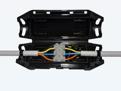 Gelmof QUICKI verbindingsmof GTQ 1,5-2,5 Filoform. De EHBO mof voor kabels klaar voor gebruik