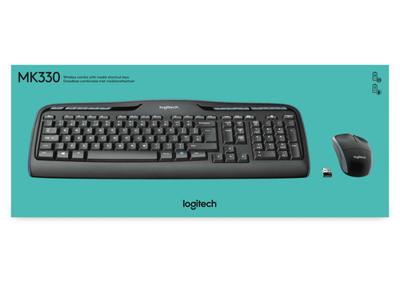Logitech MK330 desktop zwart - thumbnail