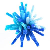 Vaessen Creative • chenilledraden 6mm 50st. 30cm blauw - thumbnail