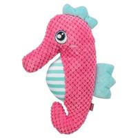 Trixie zeepaard stof roze / aqua - thumbnail