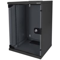 Digitus DN-10-SET-2-B 10inch-patchkast 9 HE Zwart (RAL 9005), Zwart - thumbnail