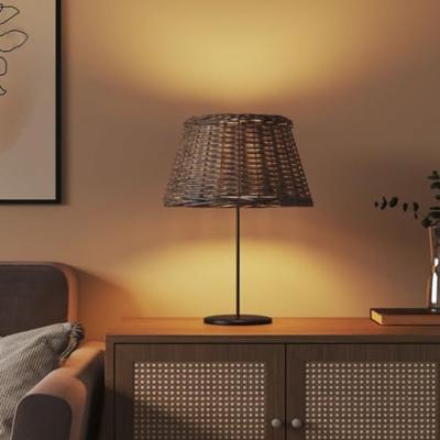 VidaXL Lampenkap ø50x30 cm wicker bruin
