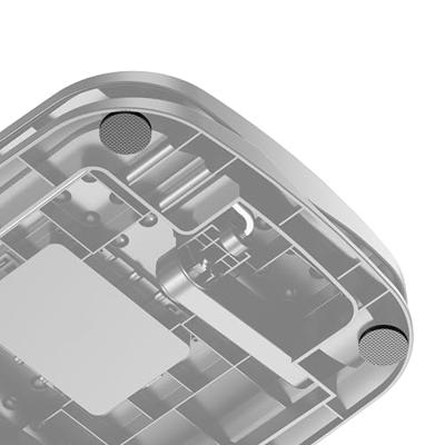 ACT Ergonomische voetensteun. in hoogte verstelbaar. met massagerollers