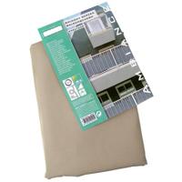 Ambiance balkondoek polyester 76x445cm zand - thumbnail