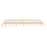 Bedframe massief grenenhout wit 140x190 cm - thumbnail