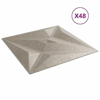 48 st Wandpanelen ster 12 m 50x50 cm XPS beton 48 st Wandpanelen ster 12 m 50x50 cm XPS beton
