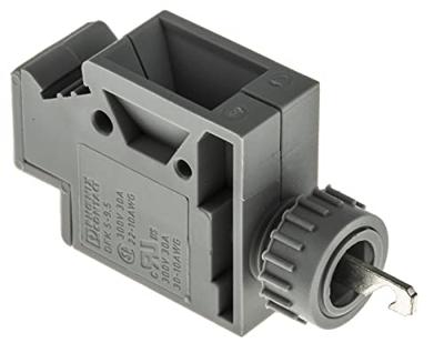 Phoenix Contact 0706605 Doorvoerklem 9.5 mm Schroeven Grijs 50 stuk(s)