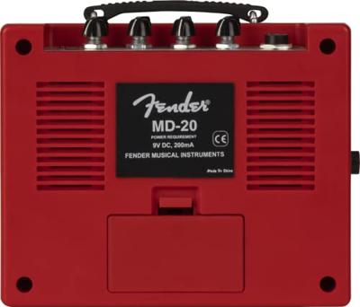 Fender Mini Deluxe Amp Texas Red 1.5W miniatuur versterker